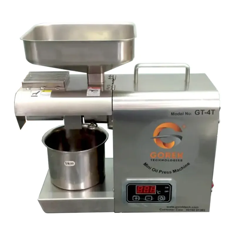 Gorek GT-4T Multi Oil Seeds Press/Expeller Machine 6kg/hr, 400W with Free Accessories,  1 Year Warranty  