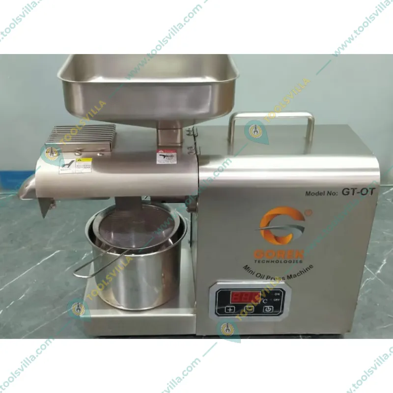 Gorek GT-OT Cold Oil Press/Expeller Machine With Temperature Controller and Accessories,1 Year Warranty