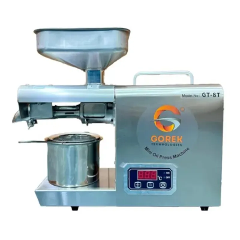 Gorek GT-8T 800W Oil Press/Expeller Machine, 4 to 8 Kg/hr With 1 Year Warranty