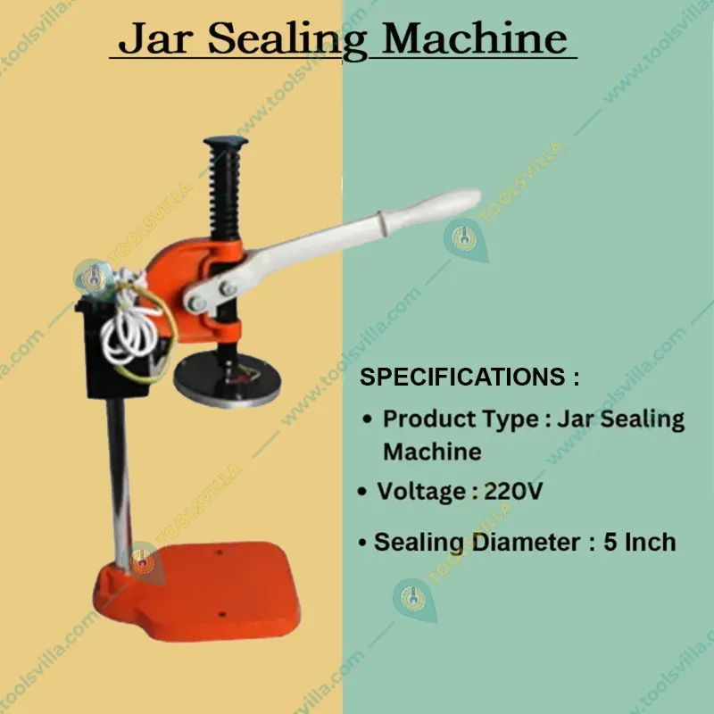 Commercial Jar Sealing Machine 127mm
