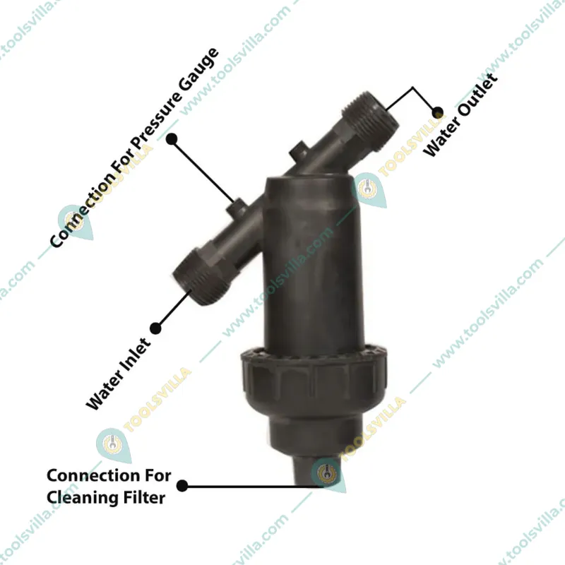 SUJAY Heavy Duty 10 Pcs 1 ½ inch bsp Plastic Screen Filter of Y Type
