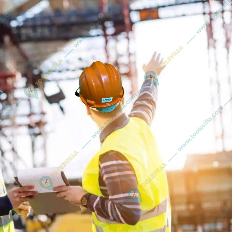 Ladwa Premium Quality ISI Marked Industrial Safety Helmet with an Adjustable Chin Strap