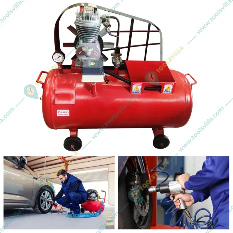Heavy Duty 250 Litres Single Stage Air Compressor Without Motor, 5.0 CFM