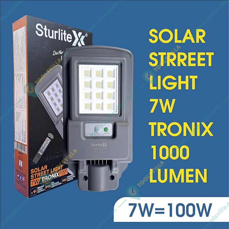 Outdoor Solar Street Light of 7W≃100W with Motion Sensor, Security, Automatic Wall Lamp for Home & Garden