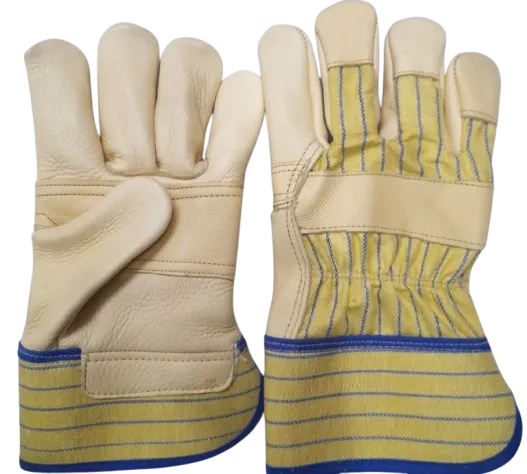 Rigger Welding Leather Safety Gloves (Size-M )(Pack of - 2 )