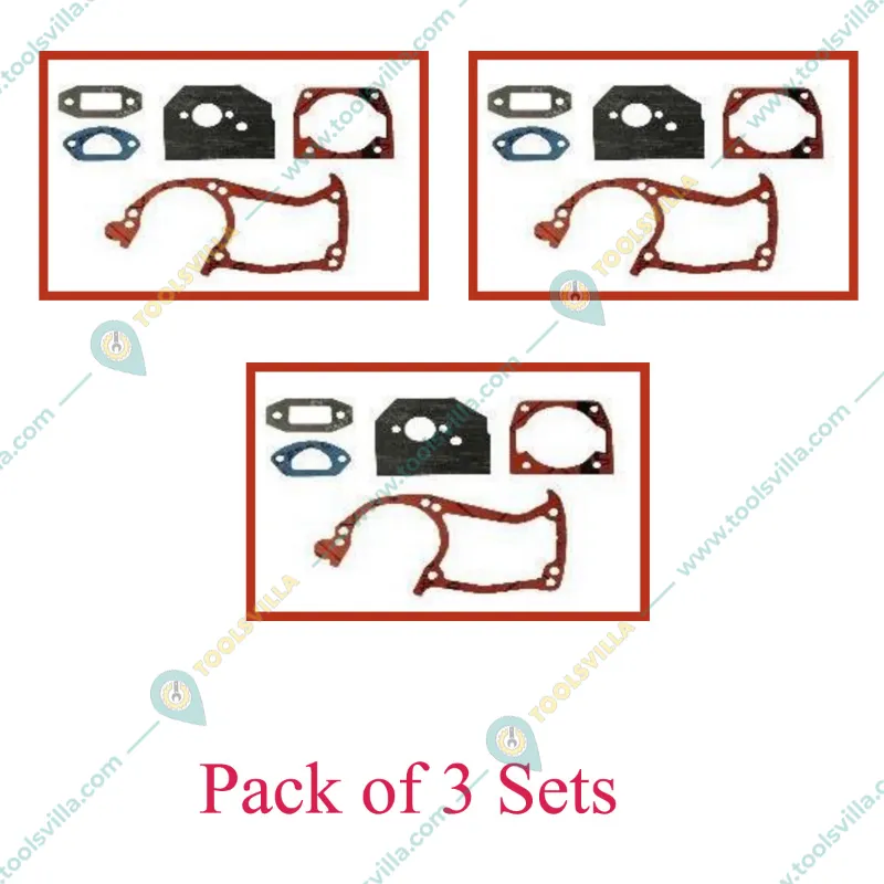 Packing Set (3 Sets), for 58cc Petrol Chainsaw, CS 168