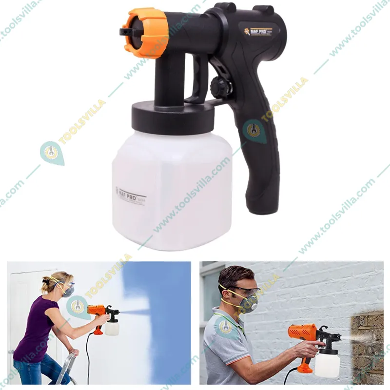 MAF PRO 550 W HVLP Spray Gun With Viscosity Measuring Cup and Mountable Fast Air Painting Tool (MSG-5502)