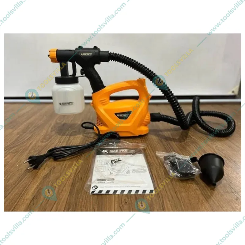 MAF PRO 550 W HVLP Spray Gun With Viscosity Measuring Cup and Mountable Fast Air Painting Tool (MSG-5502)