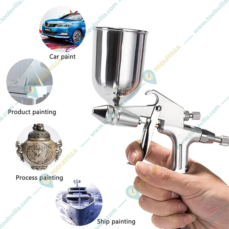 Techno 0.5 mm Nozzle Size Spray Gun with 100 ml Cup Capacity (K-3) 