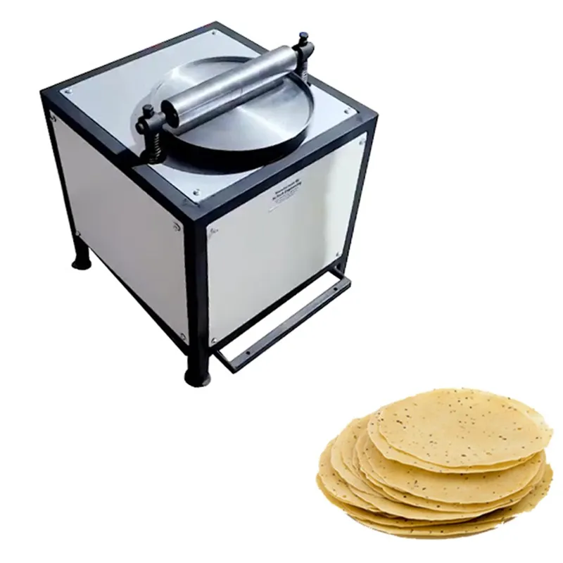 Semi Automatic SS Papad Rolling Machine, 60 Kg/day Capacity (Mini Model)