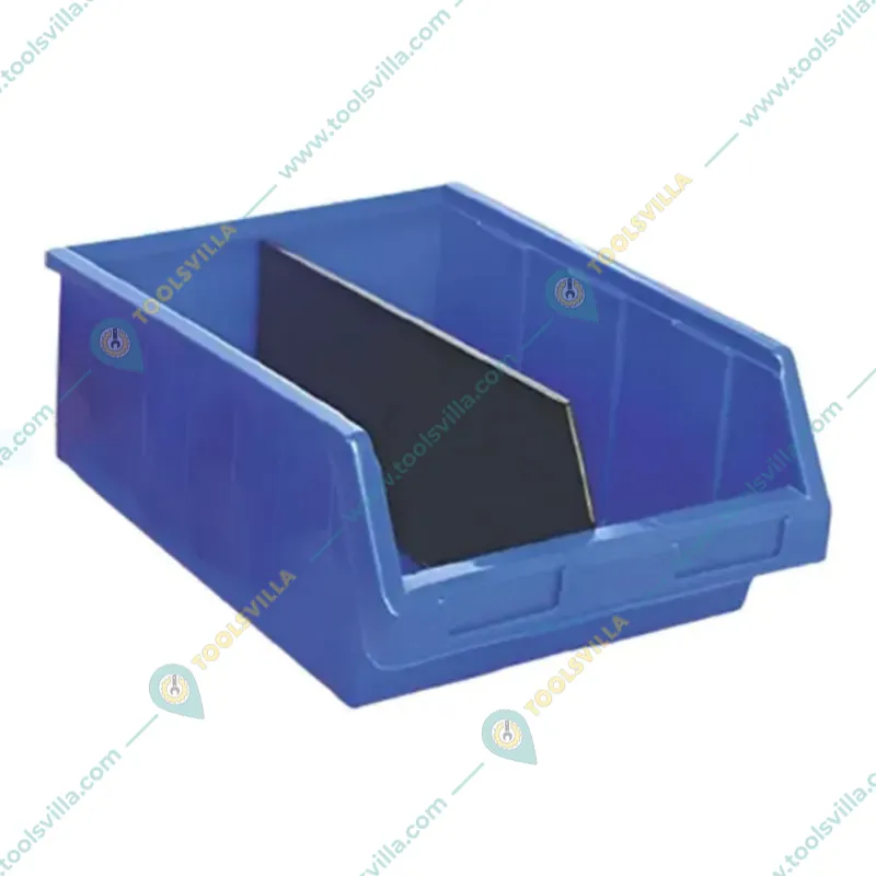 Aristo 380 x 320 x 170 mm 2 Pieces Verticle Partition Blue Industrial Plastic Bins ( Bin-100)