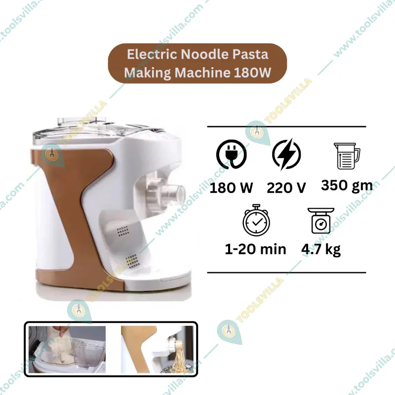 Domestic Electric Noodle Pasta Making Machine 180W