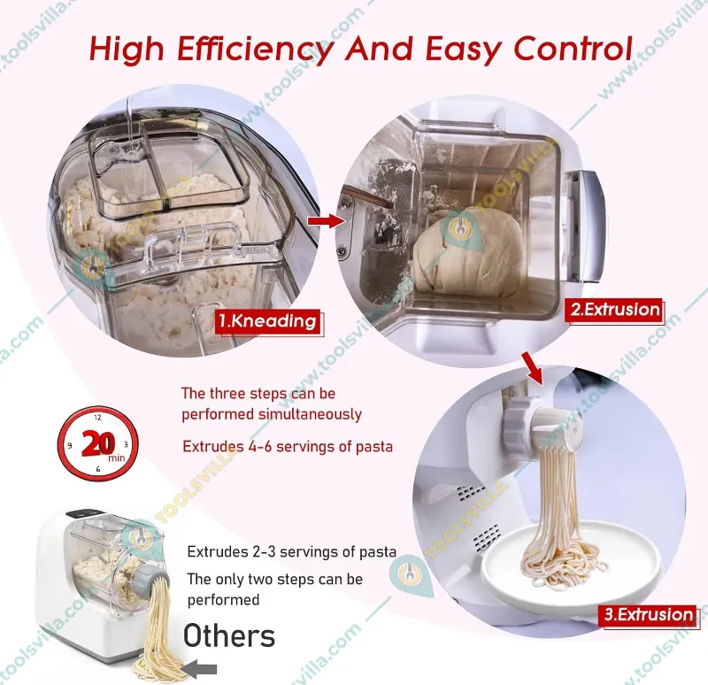 Domestic Electric Noodle Pasta Making Machine 180W
