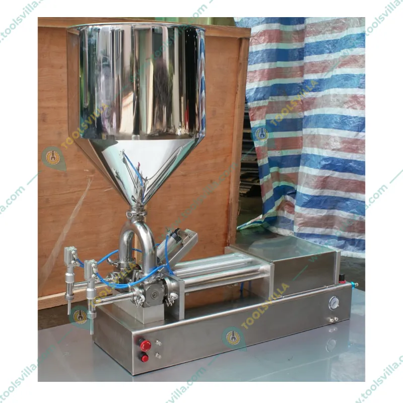 Avant Garde, Paste Filling Machine 50-500ml, Double Head, Semi Automatic