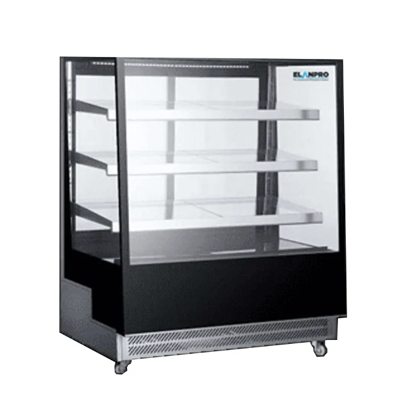 Elanpro EDC 501L Stainless Steel Pastry Showcase with 3 Shelves