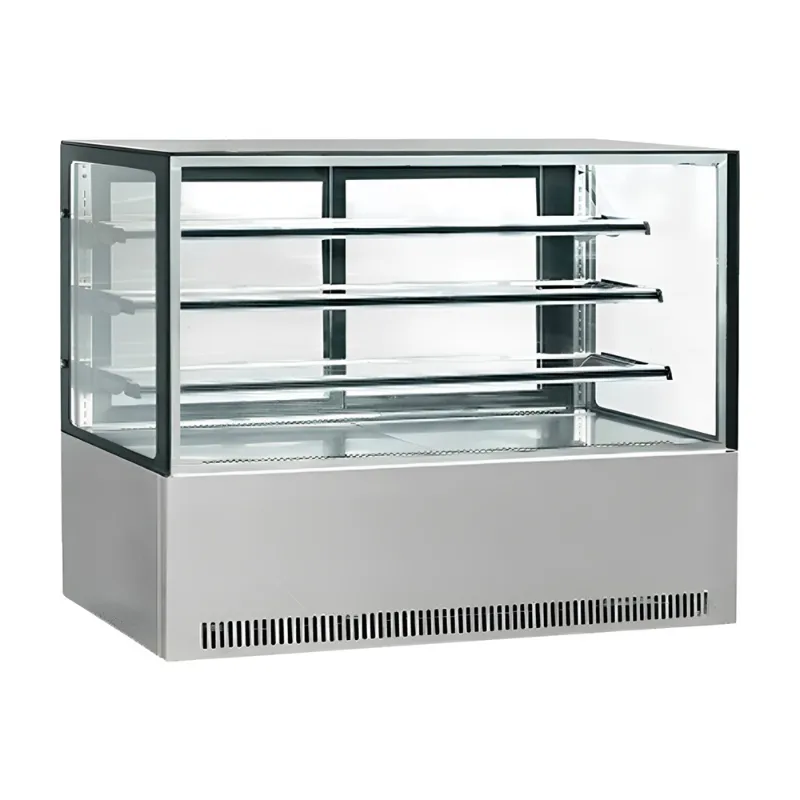  Elanpro EDC 900F3A Stainless Steel Confectionery Pastry Showcase