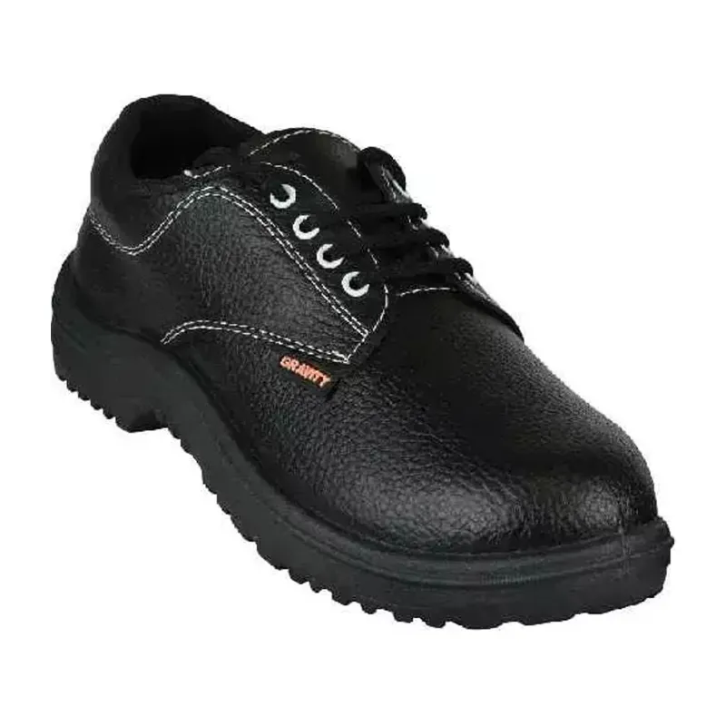 Payuh Classic Labour Safety Shoe with Fibre Toe Cap, Low Ankle Design, Rexene Upper, Single Density PVC Sole
