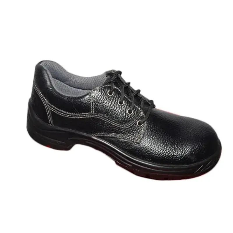 Payuh Baaghera Labour Safety Shoe with Steel Toe Cap, Derby Style, Synthetic Upper, Double Density Anti-Skid PVC Sole