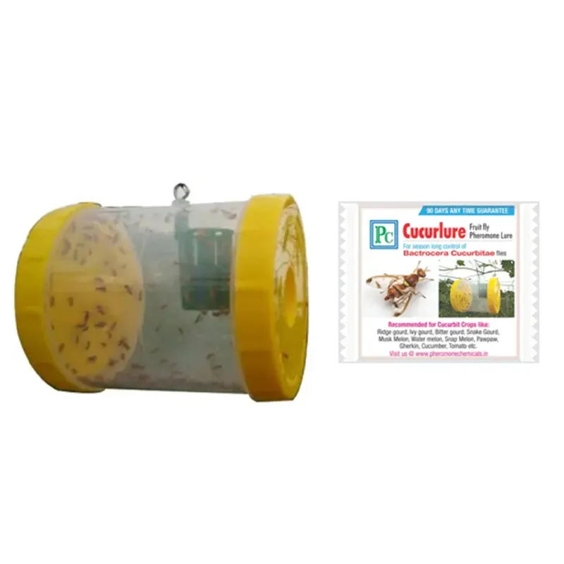 High Quality 20 pieces Fruit Fly (Bactrocera cucurbitae) Lure with 20 pieces Trap