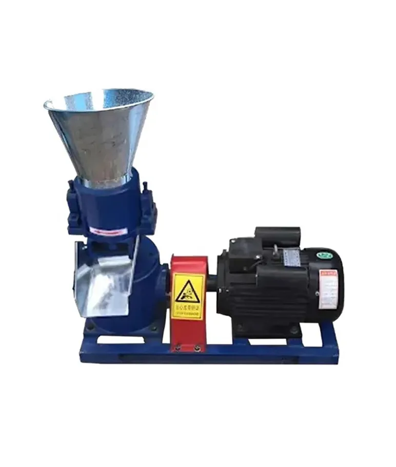 Heavy-Duty 4HP Single Phase Pallet Making Machine, 60-80kg/hr with 4mm Pallet Size for Animal Feed