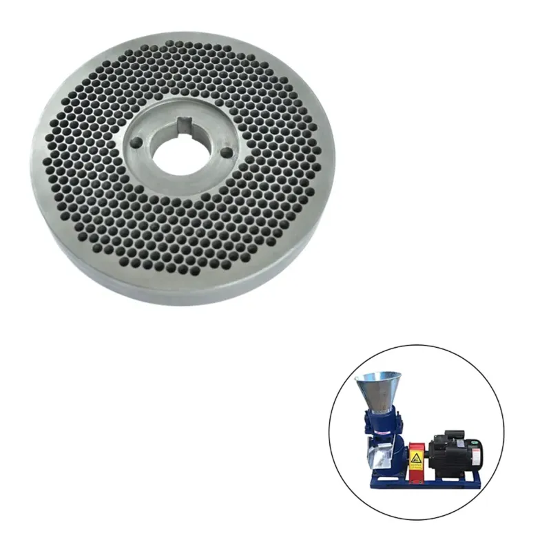 Flat Die for Pellet Machine of  4 HP, 50 to 80 kg/hr Output Capacity(Size-4mm )