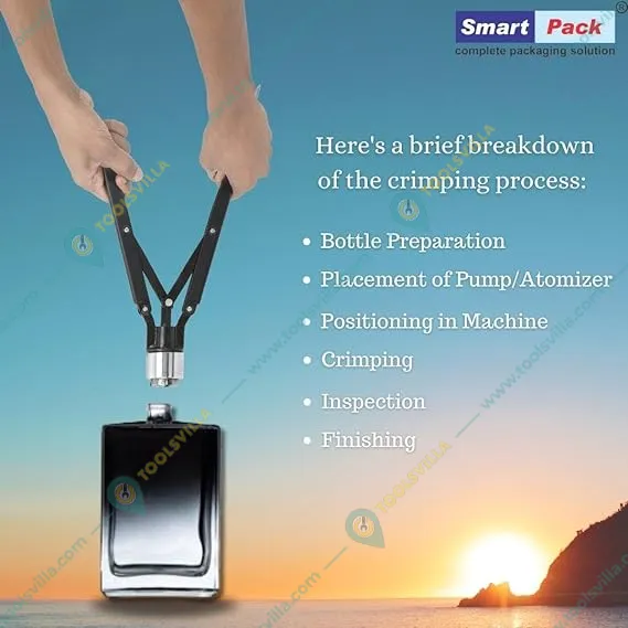 SMART PACK Perfume Bottle Crimping Machine (15mm)