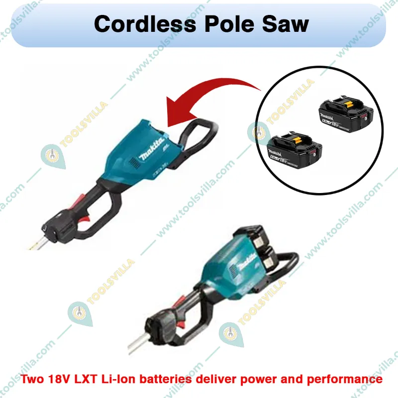 Battery Operated Telescopic Pole Saw with 12 inch Bar