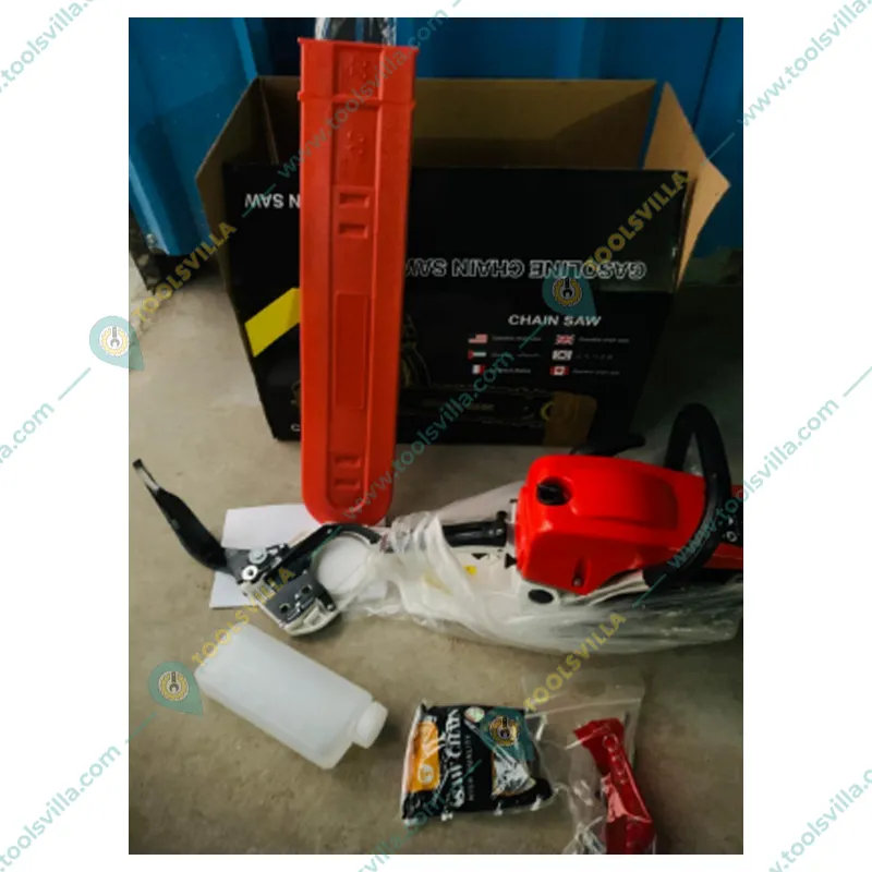 Heavy Duty 58 cc Petrol Chainsaw | Wood Cutter with 18 inch Guide Bar and Free Accessories