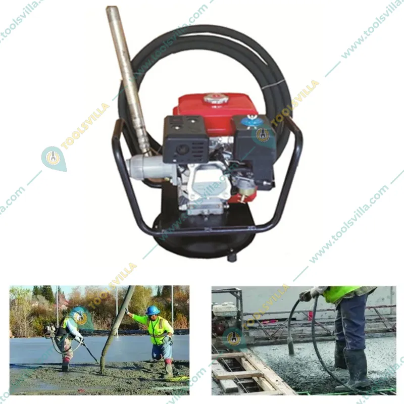 HPM 7.5 HP Recoil Start Petrol Run Concrete Vibrator (GE-50VP)