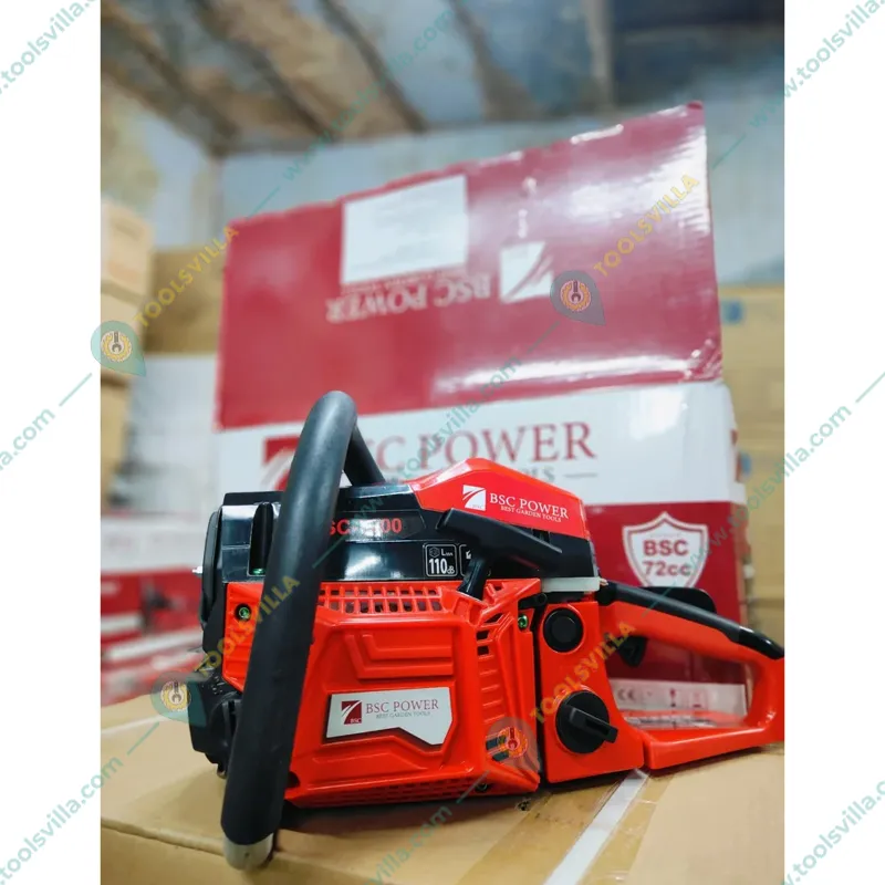 BSC Power 7200, 72-cc Petrol Chainsaw with 22 inch Guide Bar for Landscaping, Wood Logging/Cutting and Tree Felling