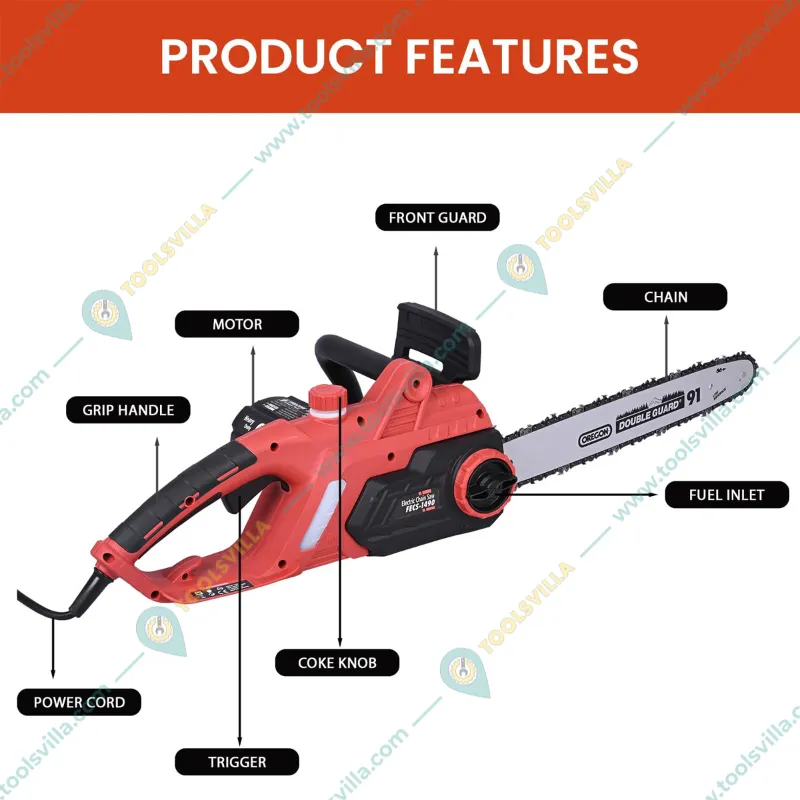Falcon 2000 watt Electric Chainsaw with 16 inch Guide Bar | FECS-149