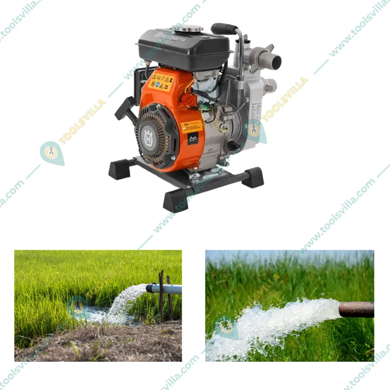 Husqvarna W40P 12000 LPH Water Pump Inlet/Outlet Size 40MM, Engine 97CC ...