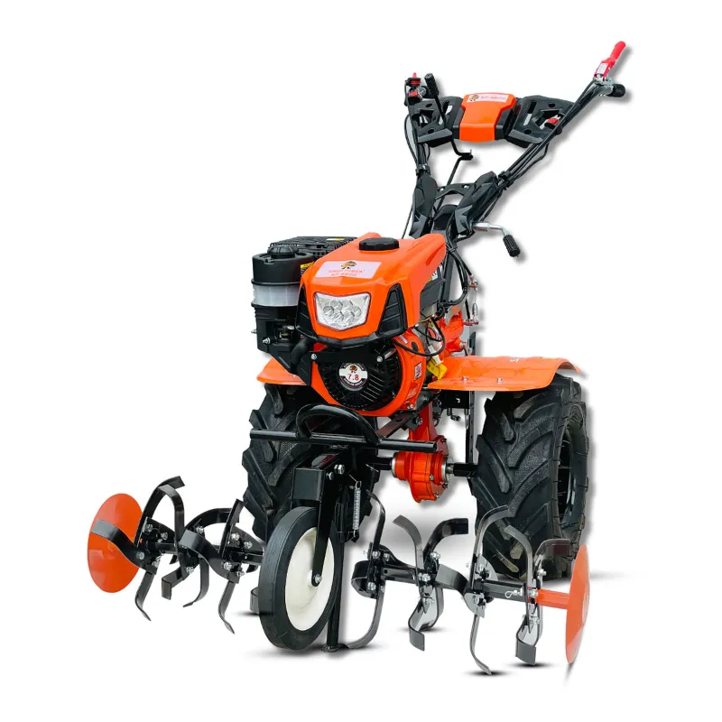 SINGH POWER SP 2200, 7.5 HP 4 Stroke Petrol Power Weeder / Cultivator with Big Tyre & Headlight (6 Month Warranty)