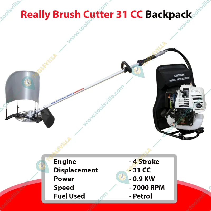 Really RAPL-PCHB-139FK, Multi Crop Brush Cutter With 4 Stroke 31 CC Jonathan Engine With Multifunctional Accessories