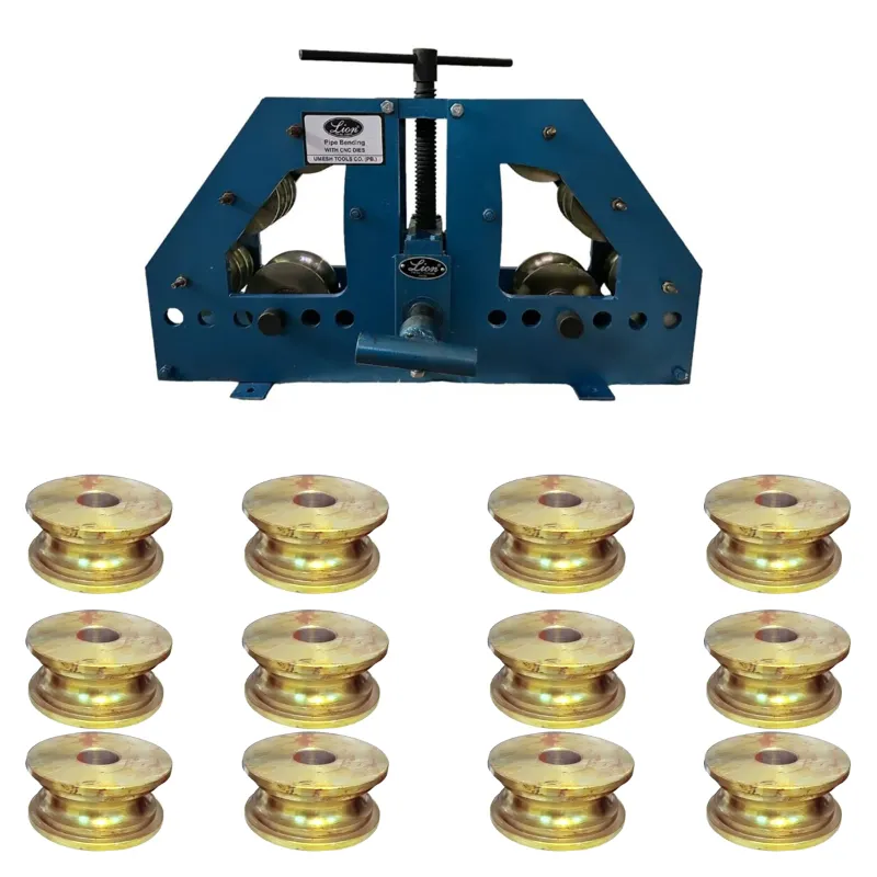 Lion 1/2" - 2" Round Pipe Bending Machine with 12 Dies