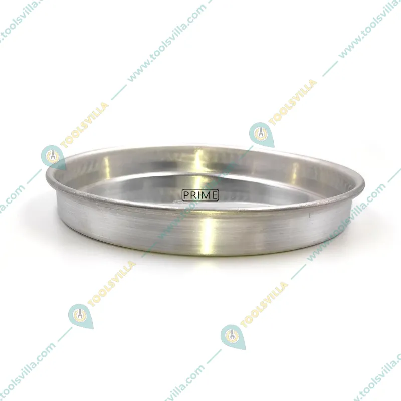 Prime Bakers and Moulders Aluminum Pizza Pan for Baking  (11 inch & 12 inch)