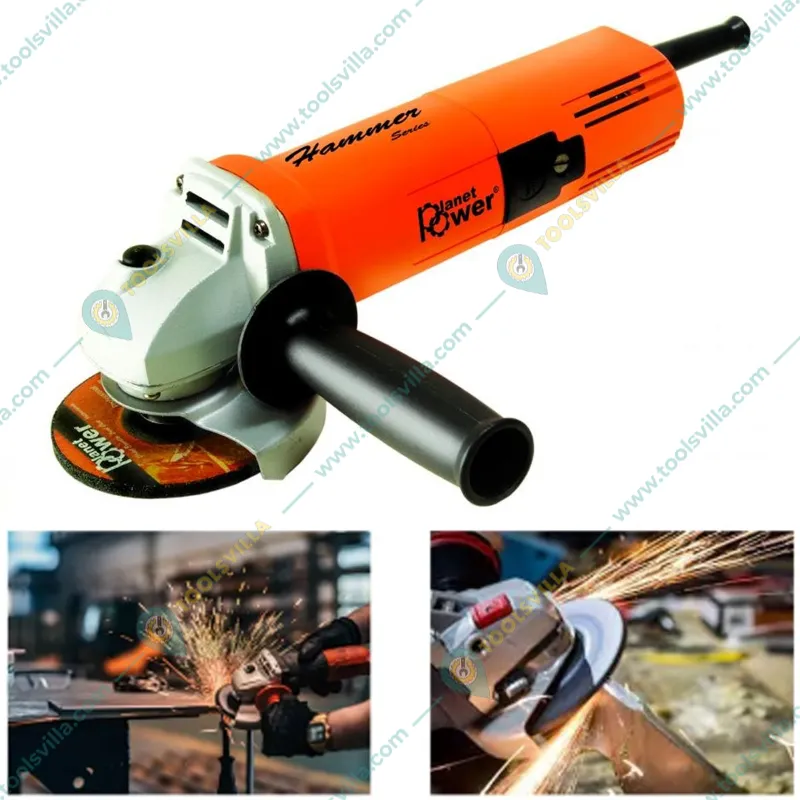 Planet Power 100 mm 950 Watt Angle Grinder, 11000 RPM (PG 1005)