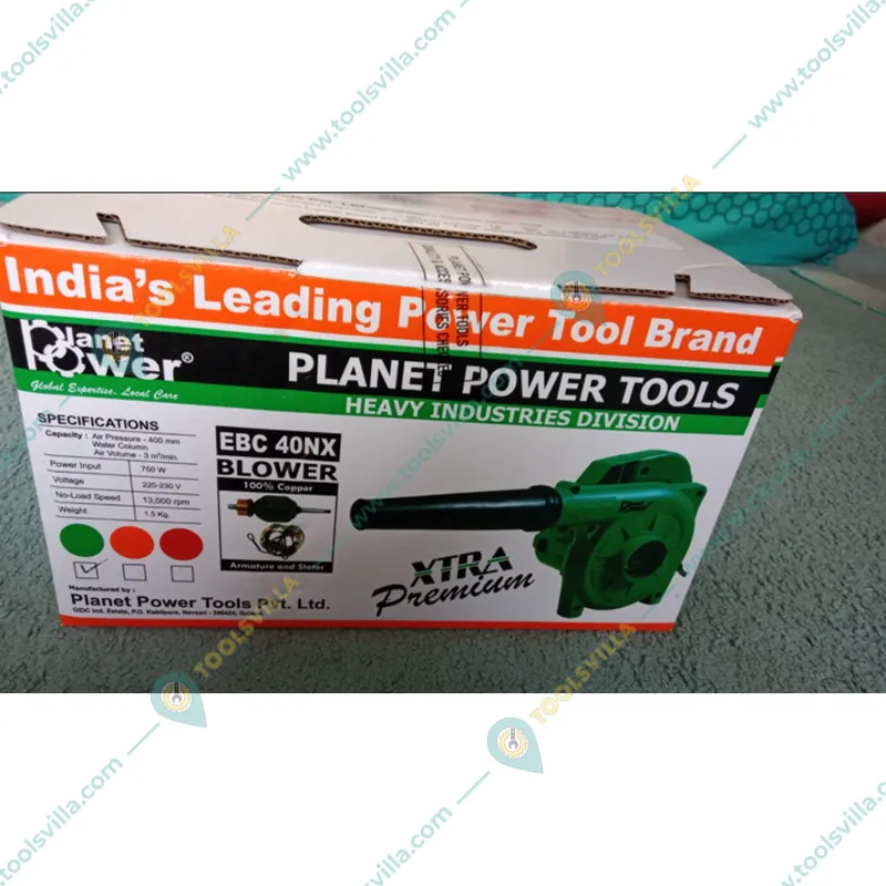Planet Power 3 m3/min 750 Watt Air Blower, 13000 RPM (EBC 40NX)