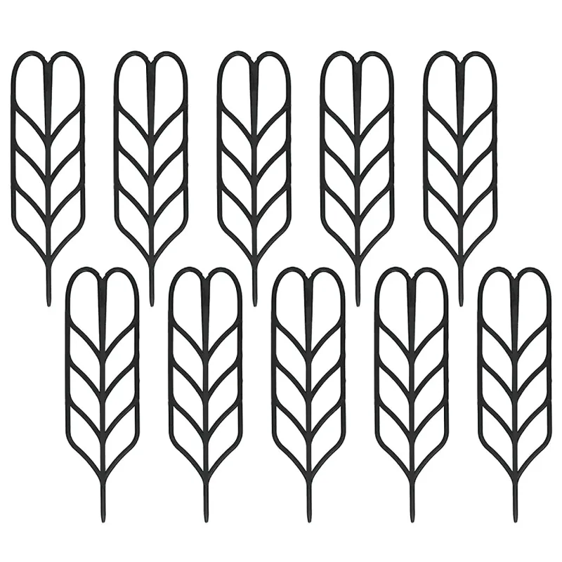 Plant Stem Support Metal Stakes for Climbers and Vines, Used for Gardening Purposes (Pack of 10)