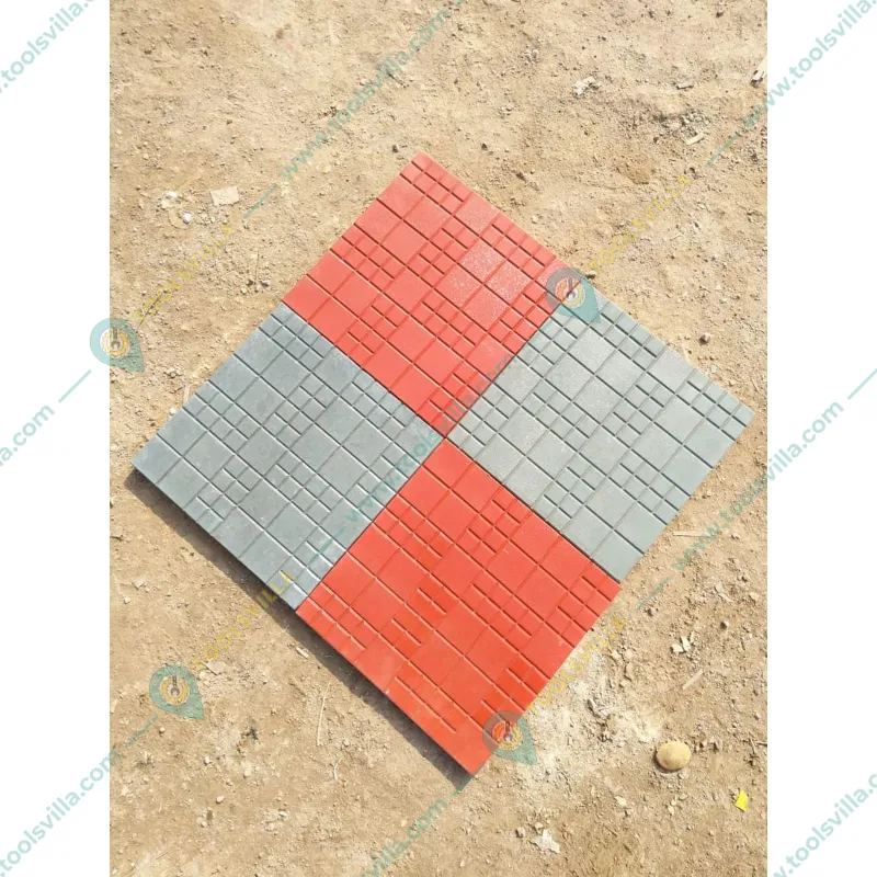 RK Plastic Check Tile Mould (12 x 12 Inch) (Pack Of 6)