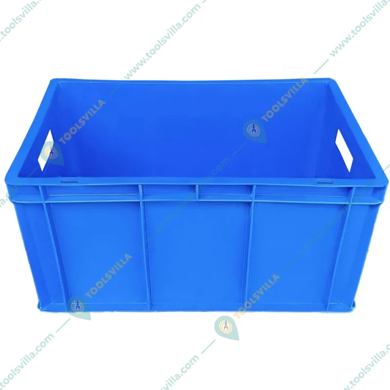 SINGHAL 32 L Plastic Crates with Lid  500x325x250 mm, Pack of 2