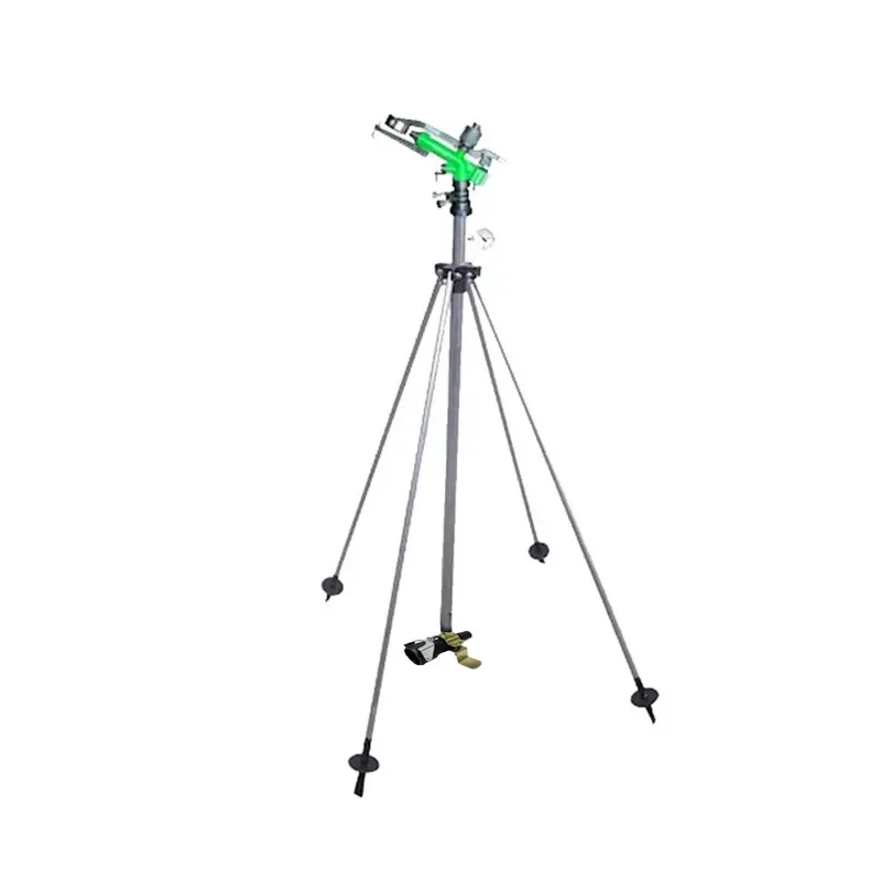 PPL AGRO Plastic 1.25 inch Rain Gun with Stand, Riser Pipe, Pressure Gauge and Foot Bottom (1 Year Warranty)