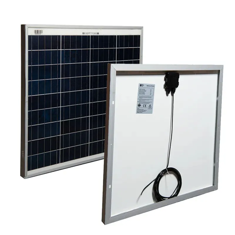 Gramstrong 12 Volts, 60 Watt Polycrystalline Solar Panel with 3 Meter Wire for Home and Indoor Usage