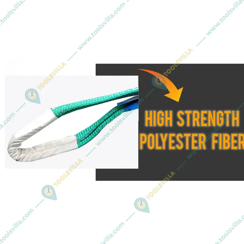 Safelift 2 Ton 1 Meter Duplex Polyester Web Sling, Width 50 mm