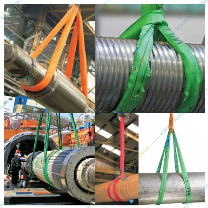 Safelift 2 Ton 1 Meter Duplex Polyester Web Sling, Width 50 mm