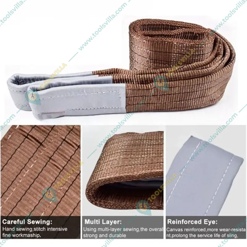 Safelift 6 Ton 12 Meter Duplex Polyester Web Sling, Width 150 mm