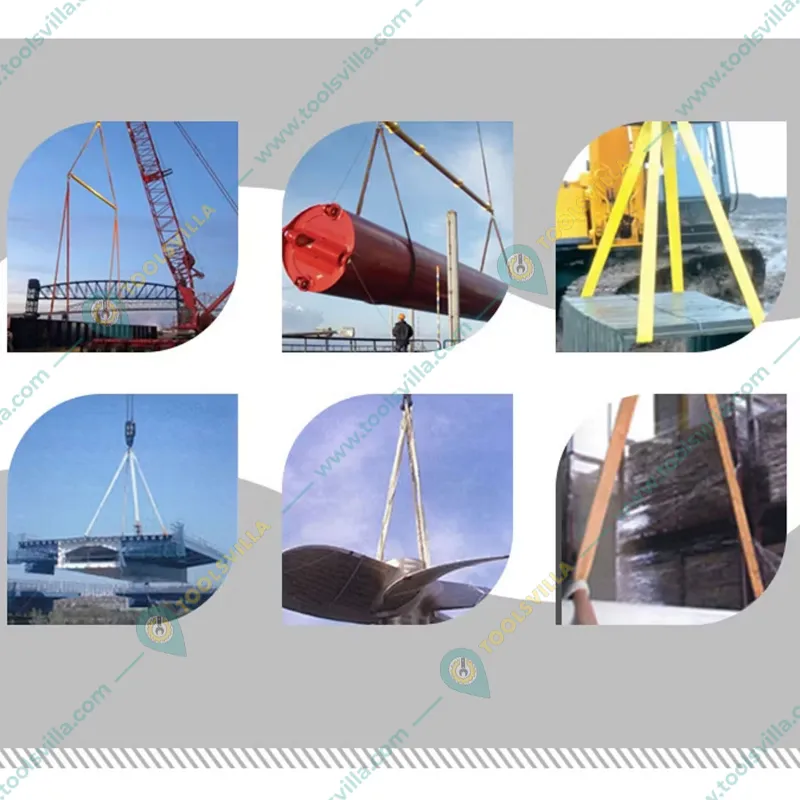 Polystud 4 Ton 5 Meter Polyester Web Sling with 100 mm Width