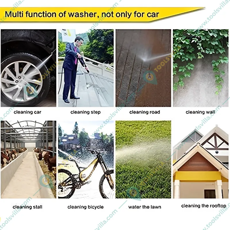 DGK 140 Bar 2100 Watt High Pressure Washer, Auto Cut-Off System, With All Required Accessories