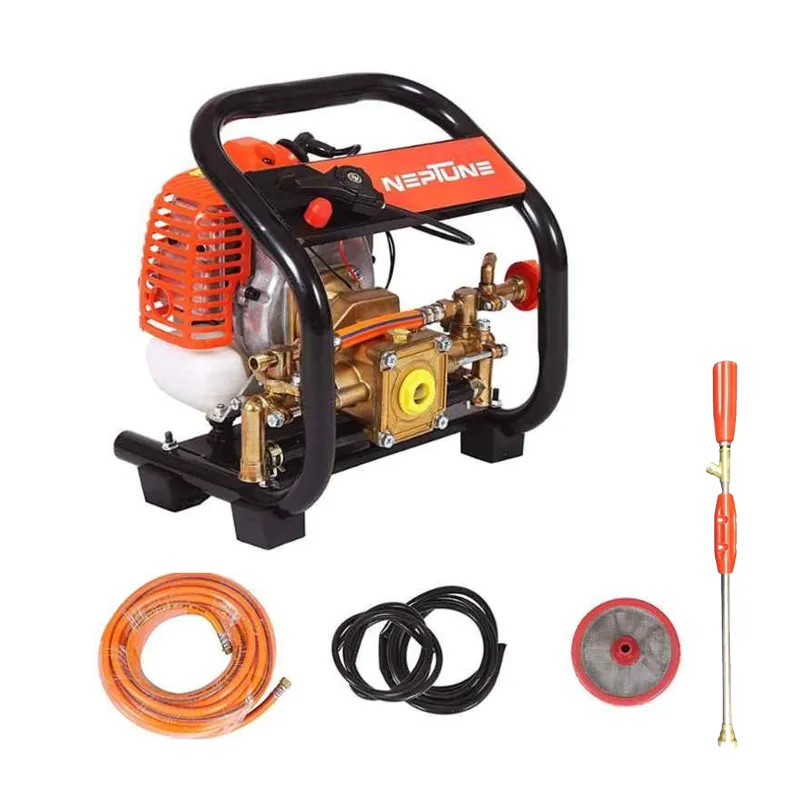 Neptune PW-768A , 2 Stroke 26 CC Portable Power Sprayer with 15 meter Hose Pipe for Agriculture and Gardening Purpose