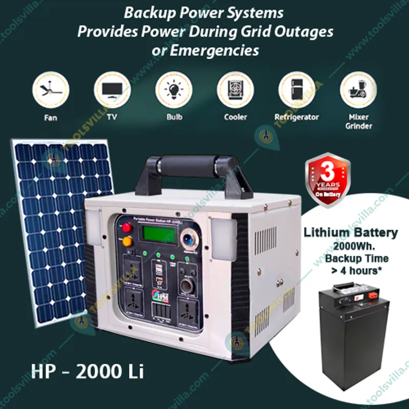 HPM 2KVA Inverter with In-Built Lithium Battery (HP-2000 Li)